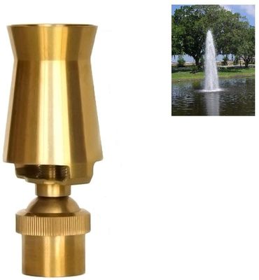 Bocas de cobre amarillo de la fuente del baile de la pulgada DN25 de la torre 1 del hielo