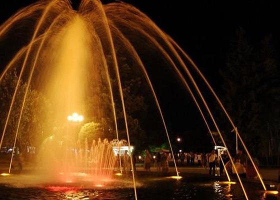 Chamusquina de cobre amarillo ajustable Jet Fountain Spray Nozzles de 20m m