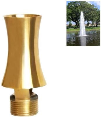 cabezas de espray de cobre amarillo amarillas de la fuente de agua de la torre del hielo 12m3/H