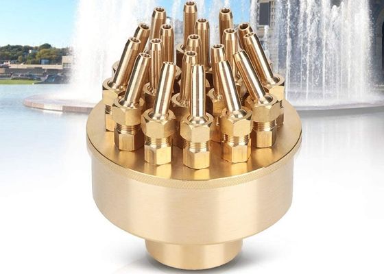 DN40 de cobre amarillo 1 el 1/2” 3 capas florecen fuente Jet Nozzle