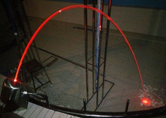 Luces de acero inoxidables laminares de Jet Fountain With 3W RGB del agua 2000L/H