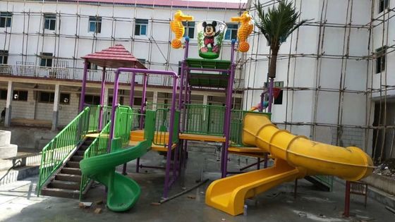 Resistencia de oxidación del tobogán acuático del pulpo de la fibra de vidrio del niño