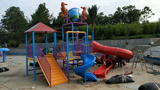 Resistencia de oxidación del tobogán acuático del pulpo de la fibra de vidrio del niño