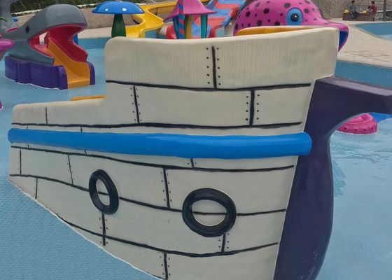 Tobogán acuático de la nave del patio de los niños del TUV para el centro turístico del patio trasero