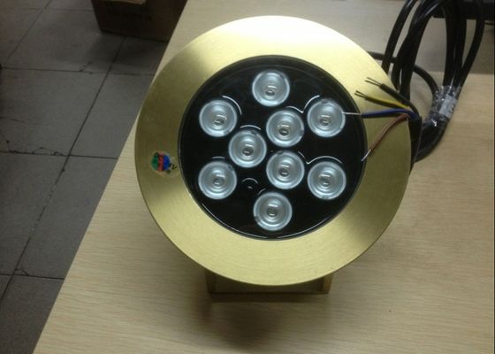 24V 9W llevó ángulo de haz ligero de 120 grados de la prenda impermeable de la piscina