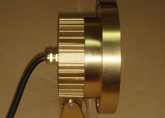 DMX512 2700K de cobre amarillo 6W RGB llevó luces subacuáticas de la piscina