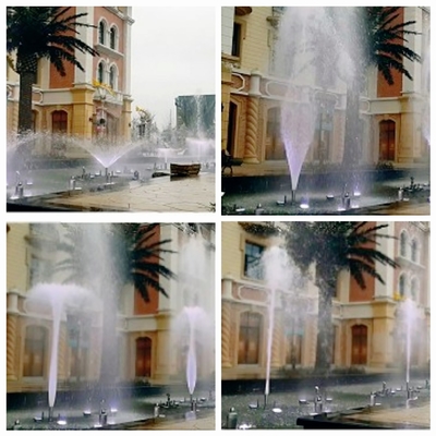 La fuente del acero inoxidable 304 equipa con inyector el jet cambiable multi de la fuente