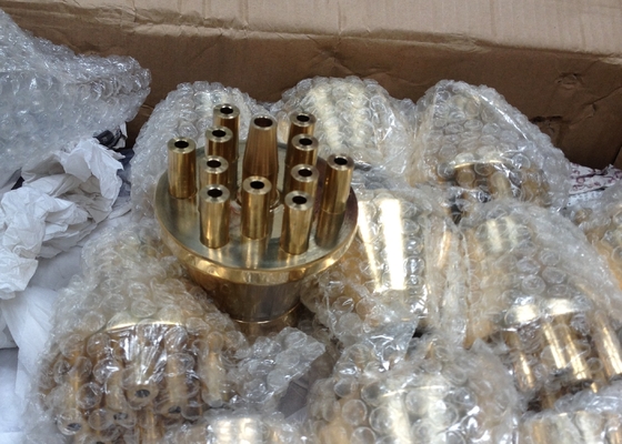 Fuente de cobre amarillo Jet Nozzle 55m3/h DN40 del tiroteo de Concertrating