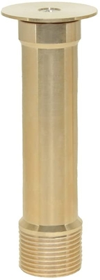 jet de cobre amarillo de la boca de la fuente de agua de Bell de la exhibición de 22gpm DN25