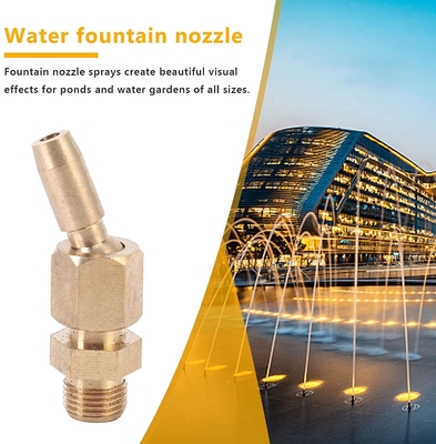 La fuente de baile universal de cobre amarillo DN15 equipa con inyector la corriente 3m3/h