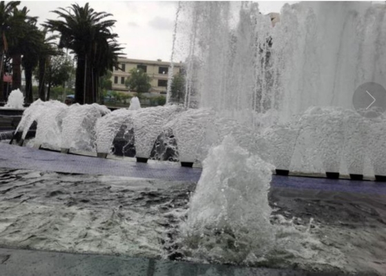 Corriente de acero inoxidable 6m3/H de las bocas de la fuente del baile del fan