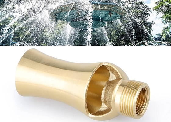 Boca de espray de cobre amarillo de la fuente de agua de la torre del hielo del CCC DN40