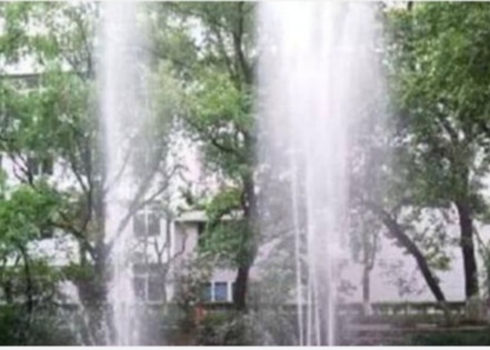 La fuente de cobre amarillo del baile del tiroteo que concentra equipa con inyector la corriente 55m3/h