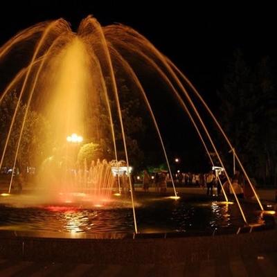 válvula ajustable de Jet Dancing Fountain Nozzles With de la chamusquina de cobre amarillo 3m3/h