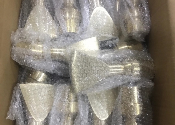 la fuente del baile 14.5psi equipa con inyector 1" el jet ajustable de cobre amarillo de la boca de la fuente de agua de la fan de la dirección
