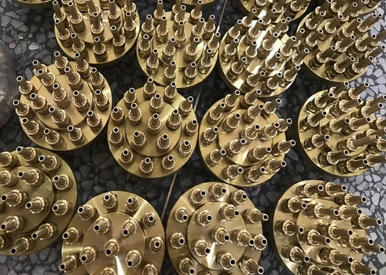 Las 3 capas de cobre amarillo florecen la presión del jet 120Kpa de la boca de la fuente