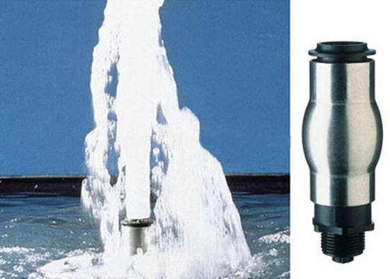 Jet espumoso de acero inoxidable 1" de la espuma de la boca de la fuente 304 cabeza de regadera