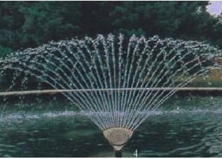 La fuente de cobre amarillo del baile del cuento de Chromplate Phoenix equipa con inyector alto del espray de agua de los 4m