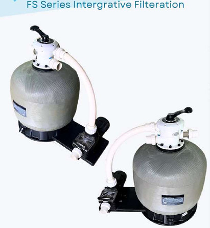 FS400 Filtro de arena de montaje superior para piscina con bomba SPS de 0,5 HP