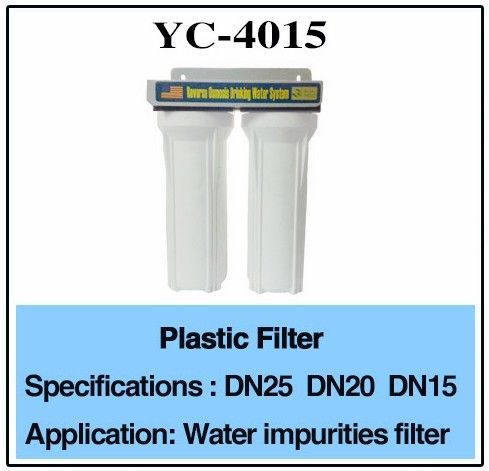 filtro de agua plástico de DN25 DN20 de 3/4" del 1/2” para la boca del agua de la niebla