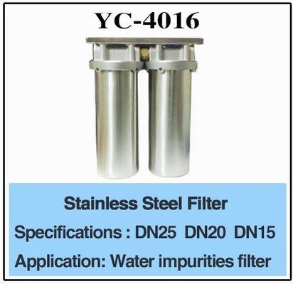 3/4" filtro de agua del acero inoxidable de DN25 DN20